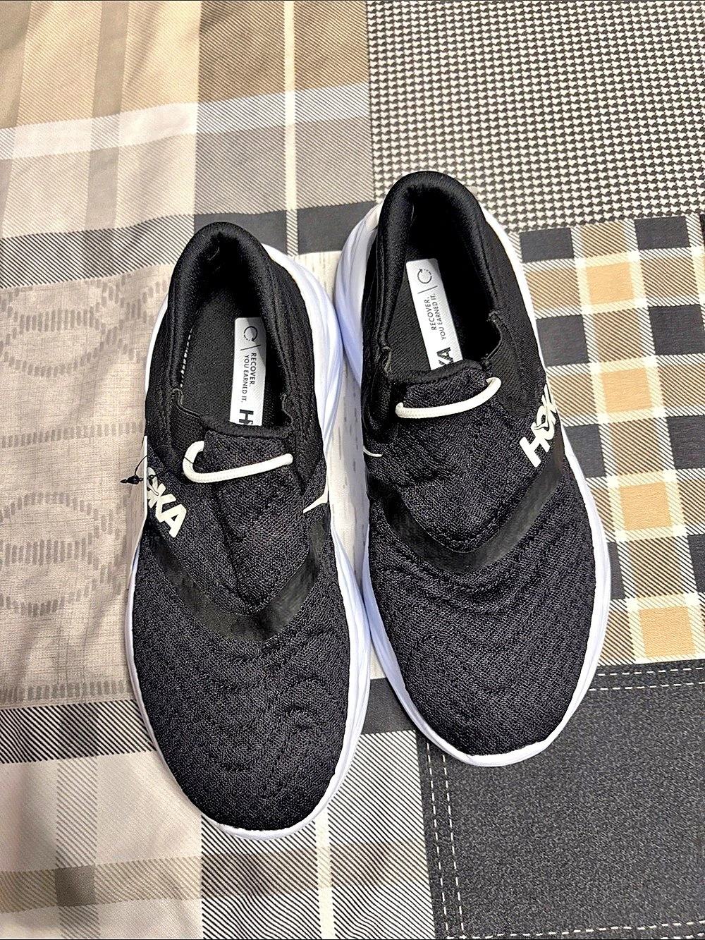 Hoka Ora Recovery Shoe 2 Women's Black & White US 7 NWT